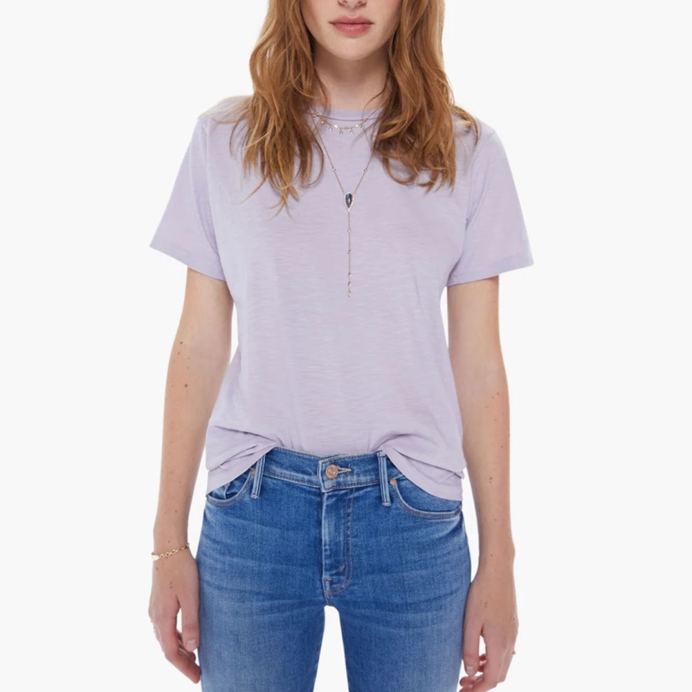 Mother denim tee in orchid